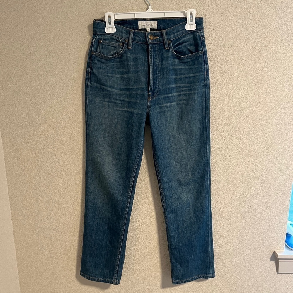 The GREAT The Straight A jeans size 26